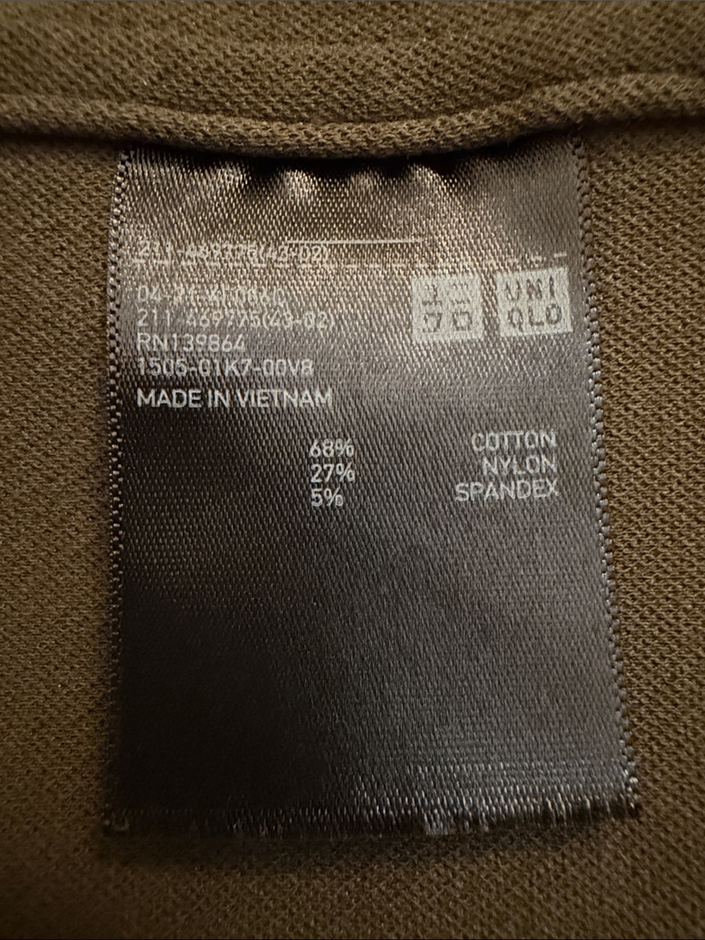 UNIQLO Women Olive Green Jersey Relaxed Cropped Jacket Utility Shacket Coat M - Picture 8 of 8
